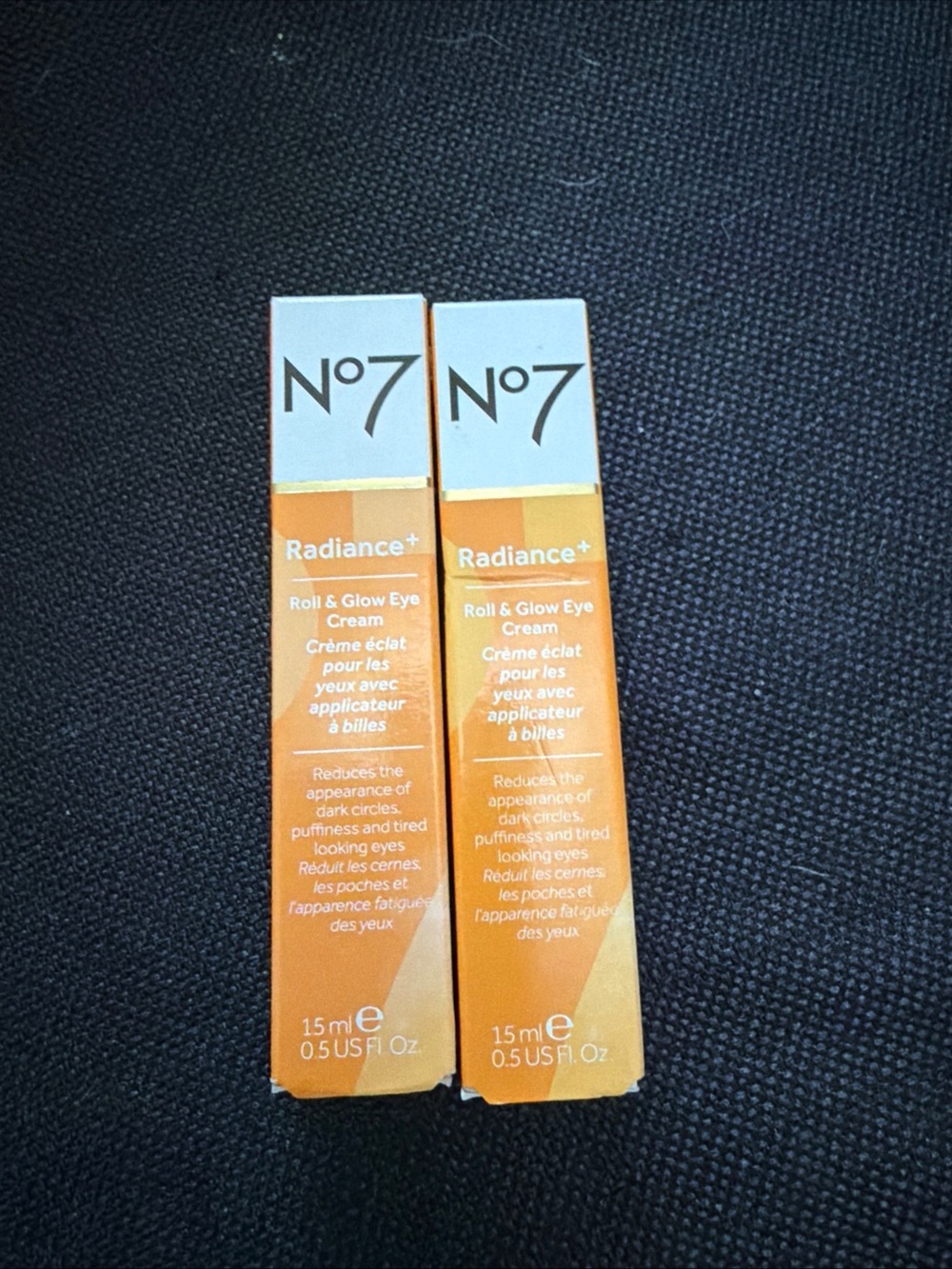 2- No. 7 Radiance+ Roll & Glow Eye Cream -